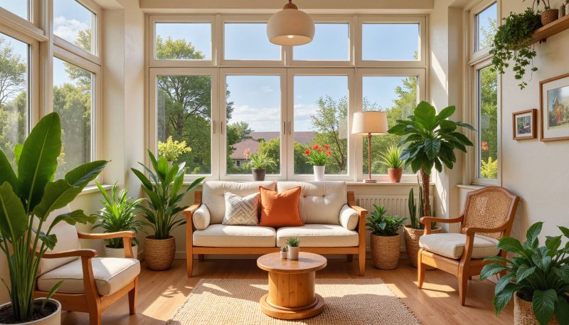 Sunroom with Natural Light